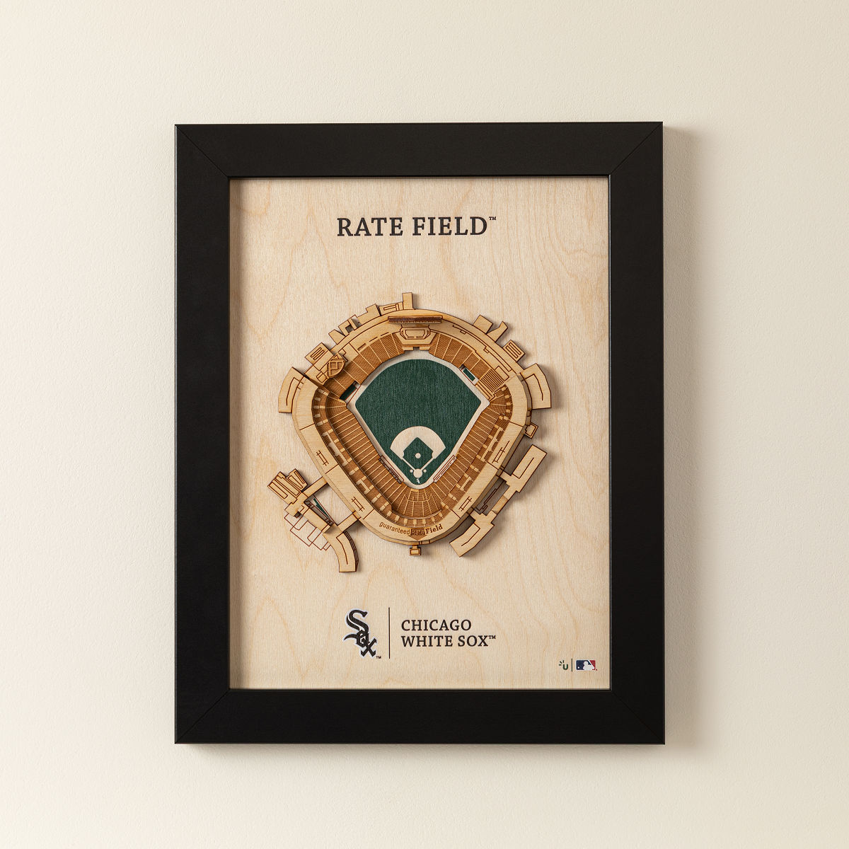 MLB Wall Sculpture Stadium Art - Chicago White Sox