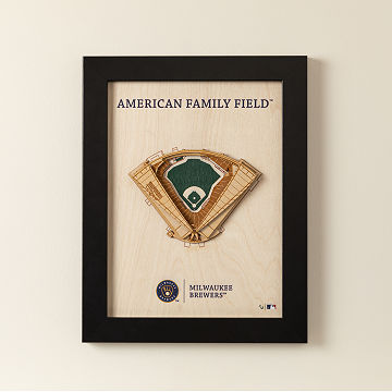 MLB Wall Sculpture Stadium Art