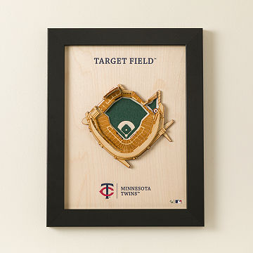 MLB Wall Sculpture Stadium Art