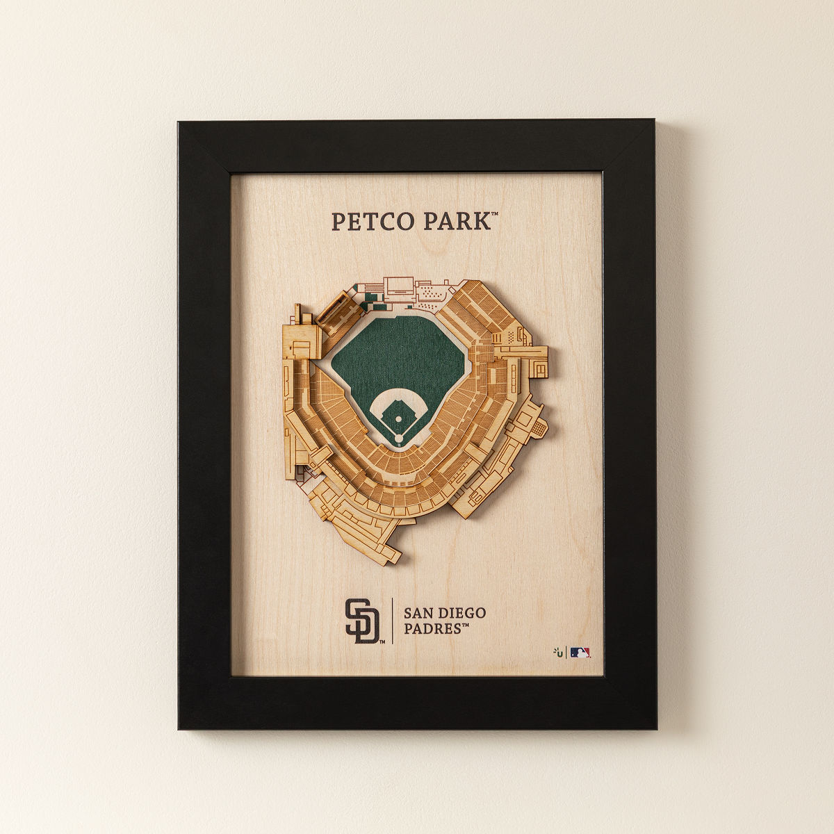 MLB Wall Sculpture Stadium Art - San Diego Padres