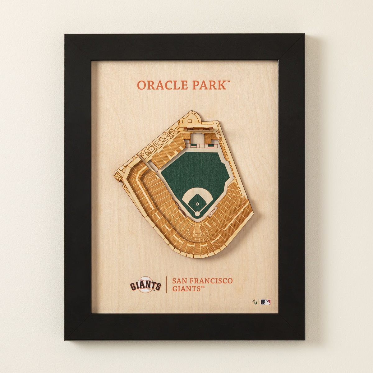 MLB Wall Sculpture Stadium Art - San Francisco Giants