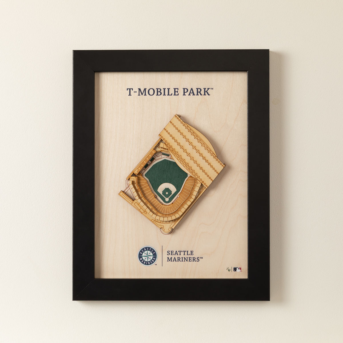 MLB Wall Sculpture Stadium Art - Seattle Mariners