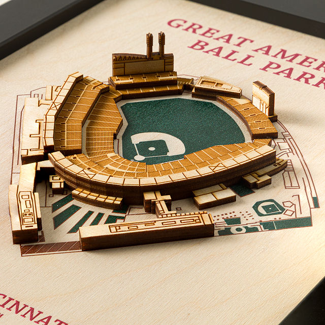 MLB Wall Sculpture Stadium Art