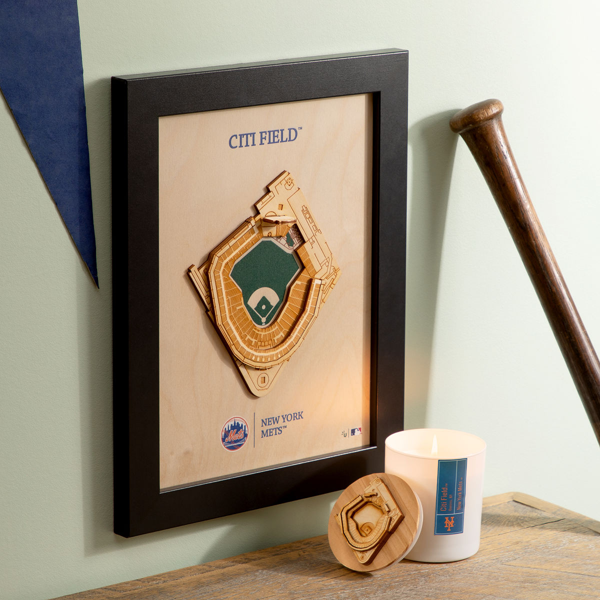 MLB Wall Sculpture Stadium Art