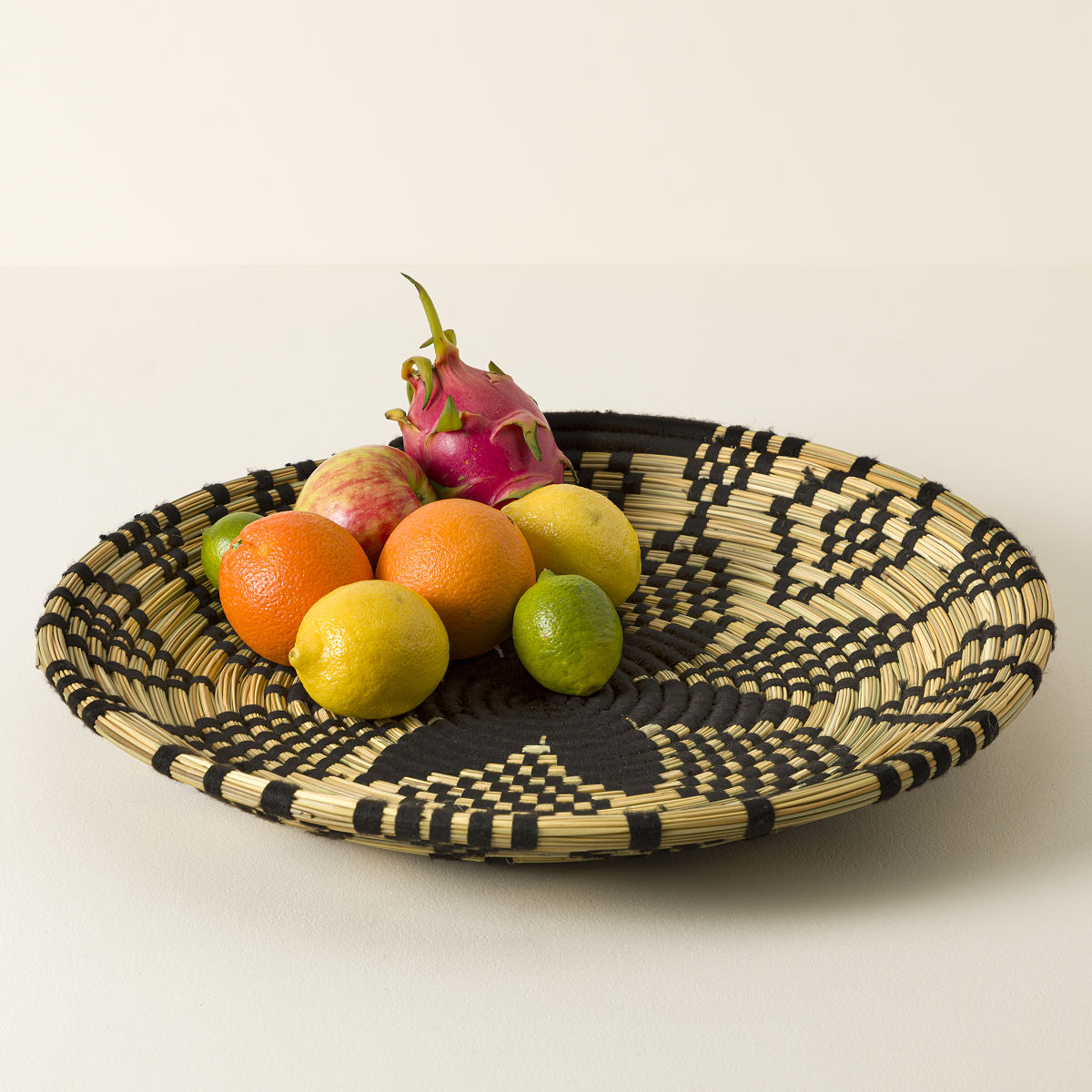 Traditional Moroccan Woven Tray | Basket Tray