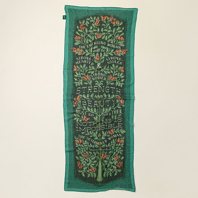 Classic Literary Quote Scarf