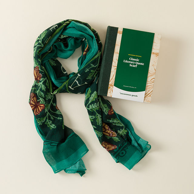 Classic Literary Quote Scarf