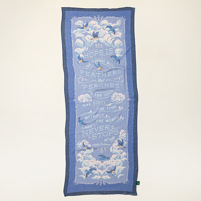 Classic Literary Quote Scarf