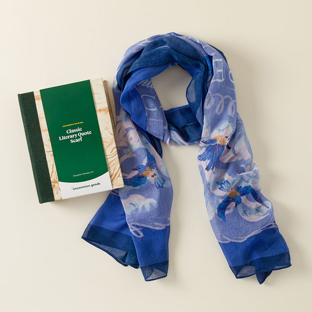 Classic Literary Quote Scarf
