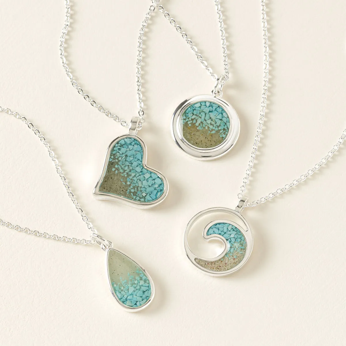 Sentimental sand custom necklace