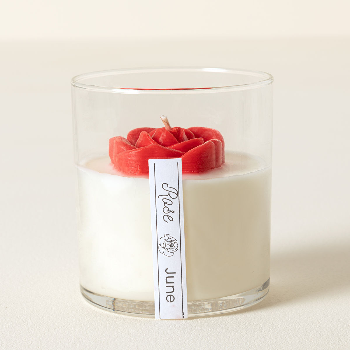 Birth Month Flower Candle - June - Rose