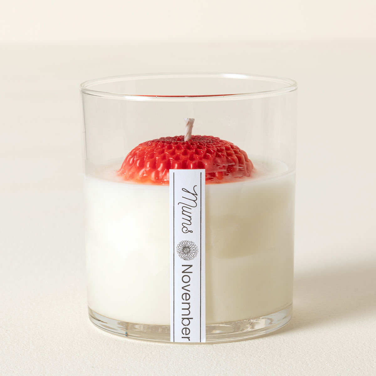Birth Month Flower Candle - November - Chrysanthemum
