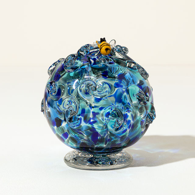Glass Bee Drinking Garden Ball