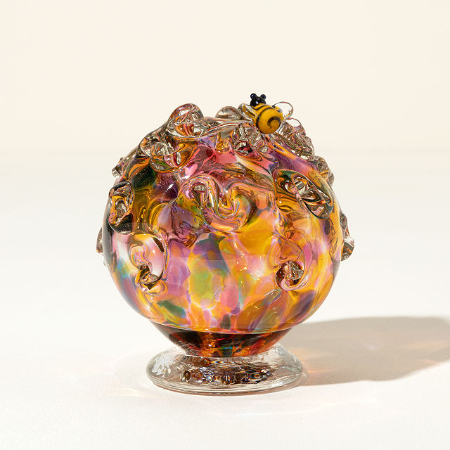 Glass Bee Drinking Garden Ball