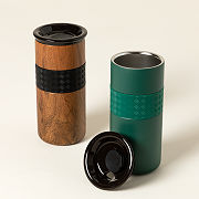 Insulated Travel Tumbler with Ceramic Lid