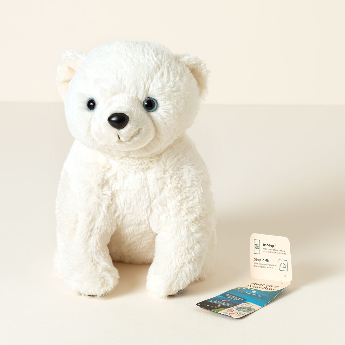 Animal Tracking & Conservation Plush - Polar Bear