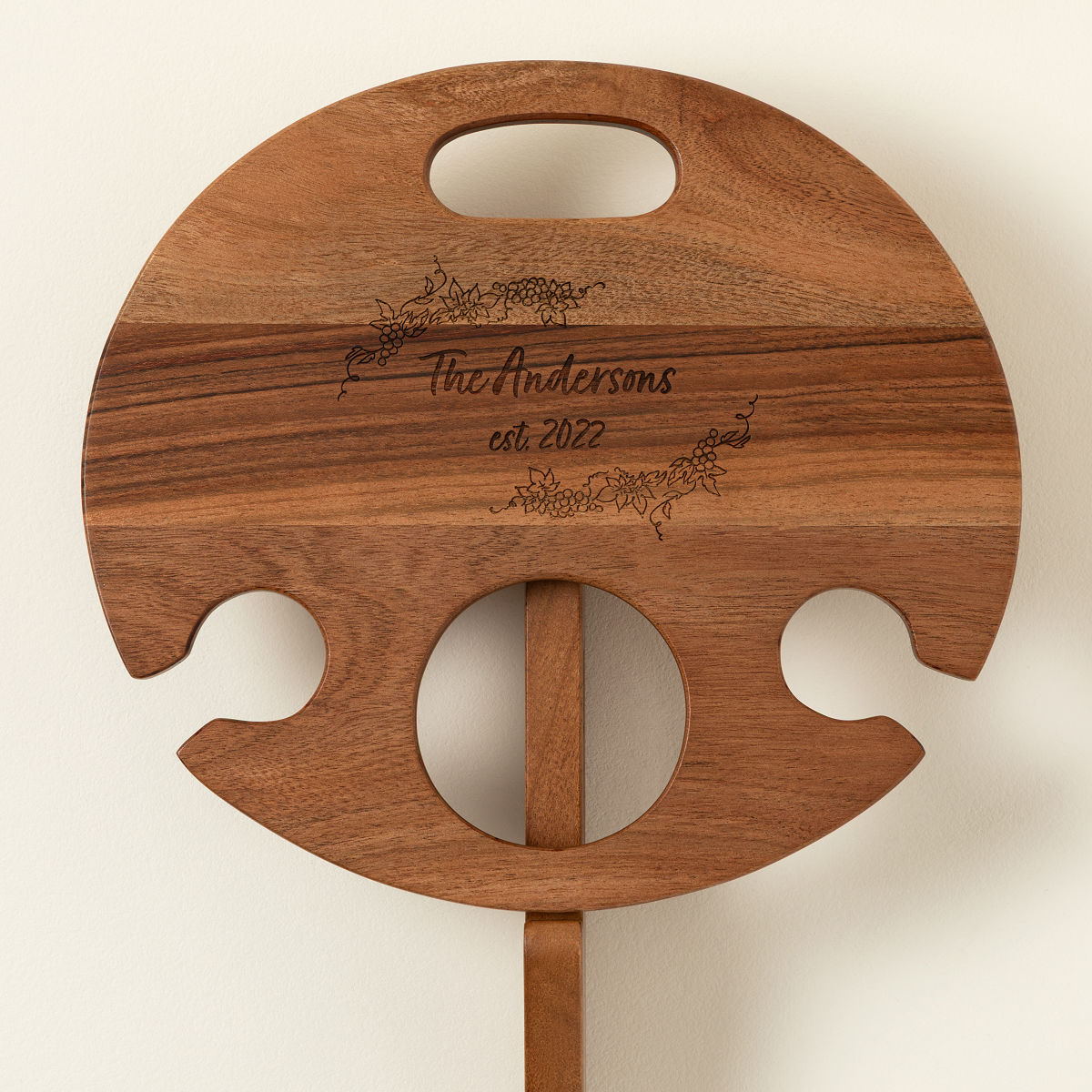 Portable Outdoor Wine Table - Personalized