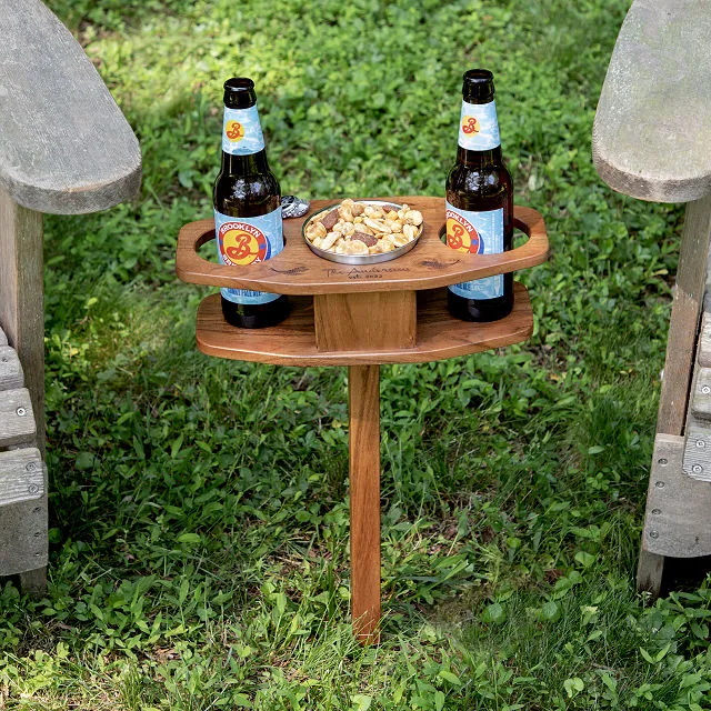 Portable Beer & Snack Table