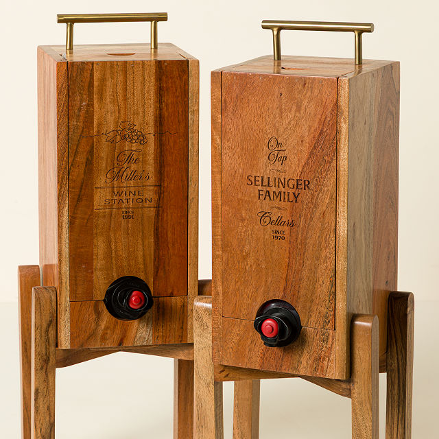 Personalized Box Wine Dispenser