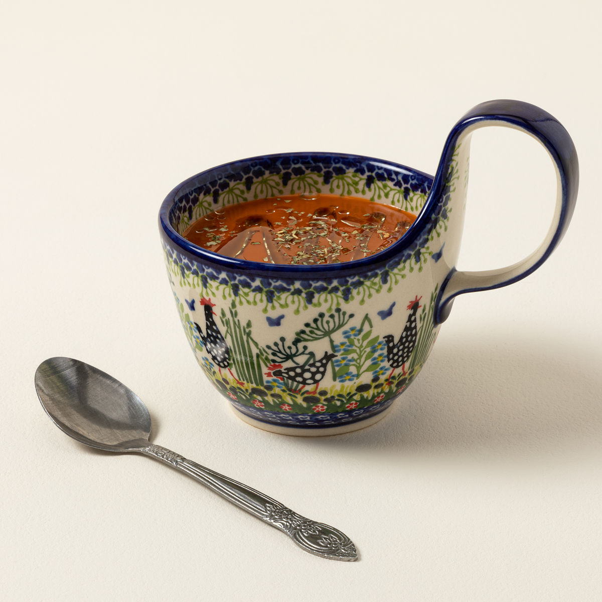 Cozy Polish Soup Mug | polish pottery