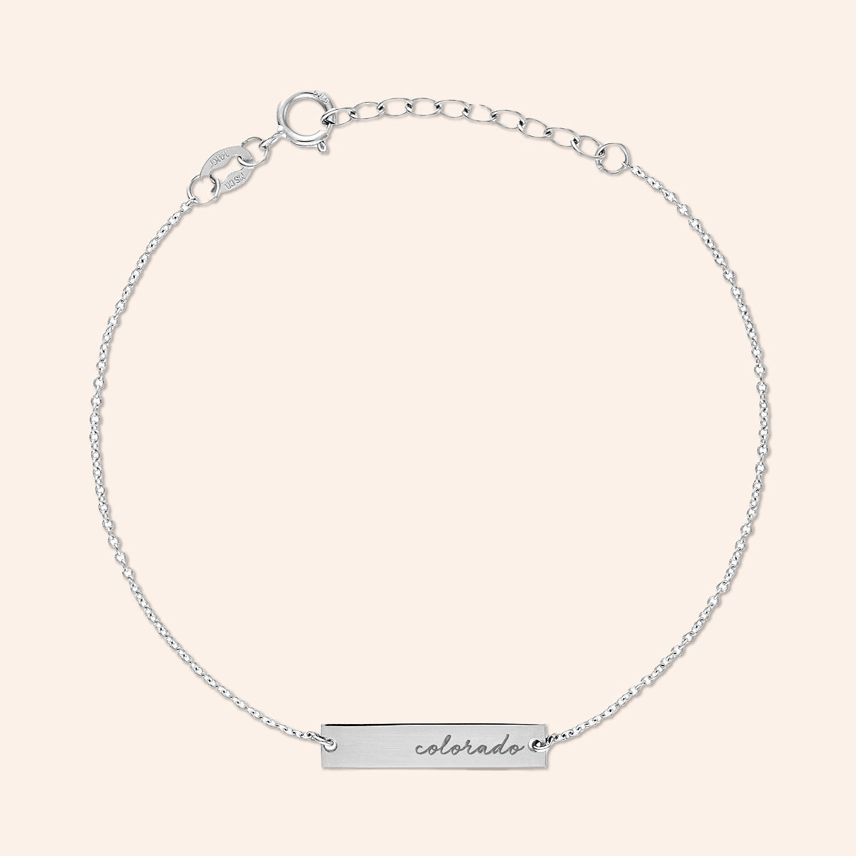 Show Your Spirit College Bracelet - University of Colorado - Sterling Silver