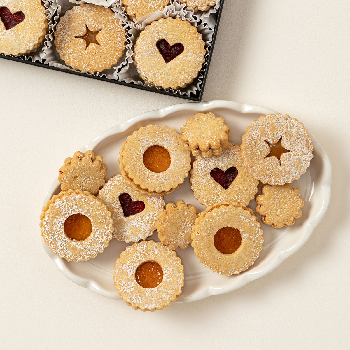 Linzer Cookie Gift Set
