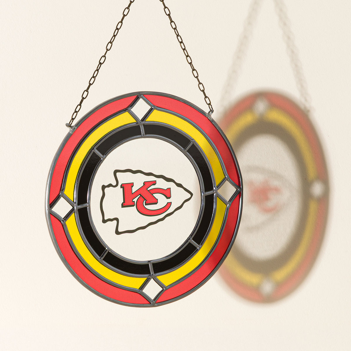 NFL Glass Suncatcher - Kansas City Chiefs