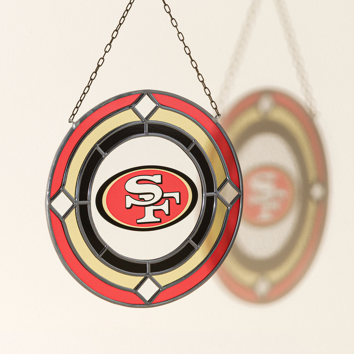 NFL Glass Suncatcher - San Francisco 49ers