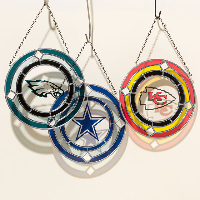 NFL Glass Suncatcher