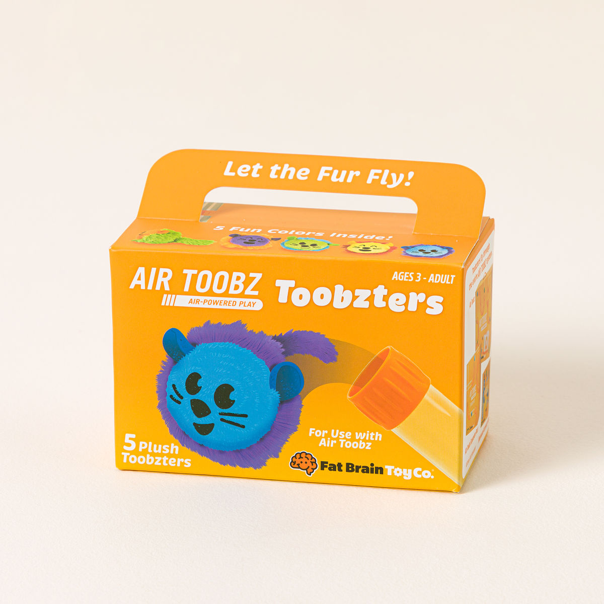Air Toobz Air Powered Ball Run - Set of 5 Plush Toobzters
