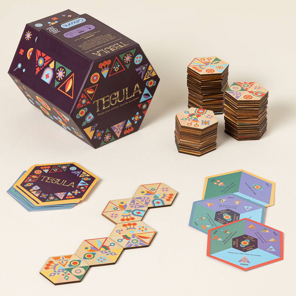 Tegula Wooden Tile Strategy Game