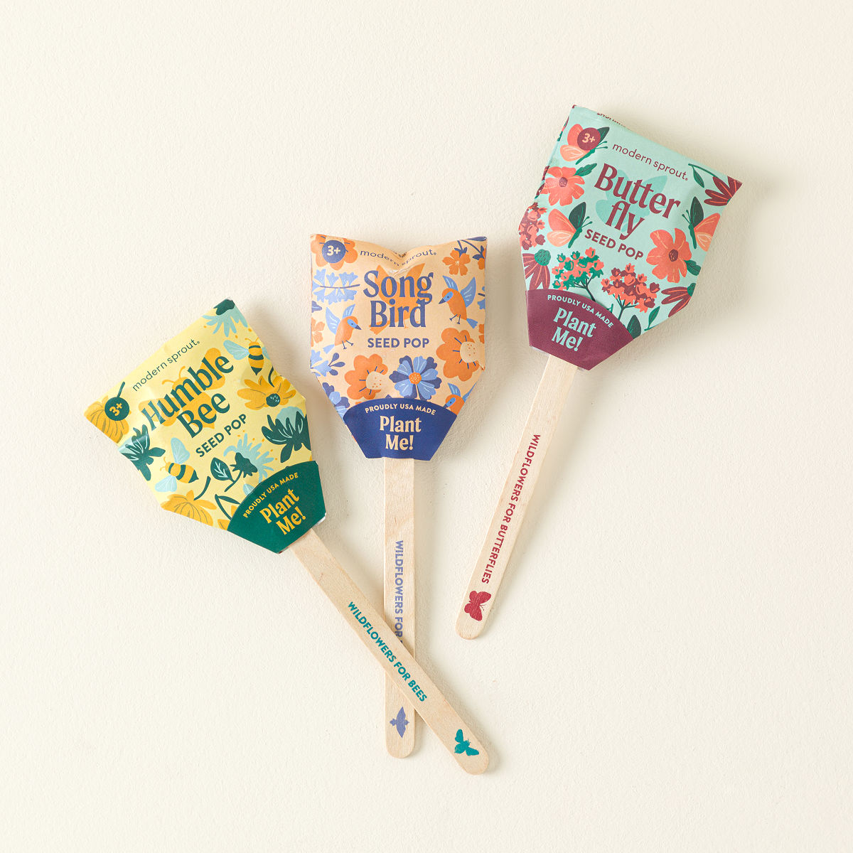 Pollinator Seed Pops (Set of 3)