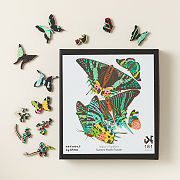 Twilight Wings Matrix-Cut Moth Jigsaw Puzzle