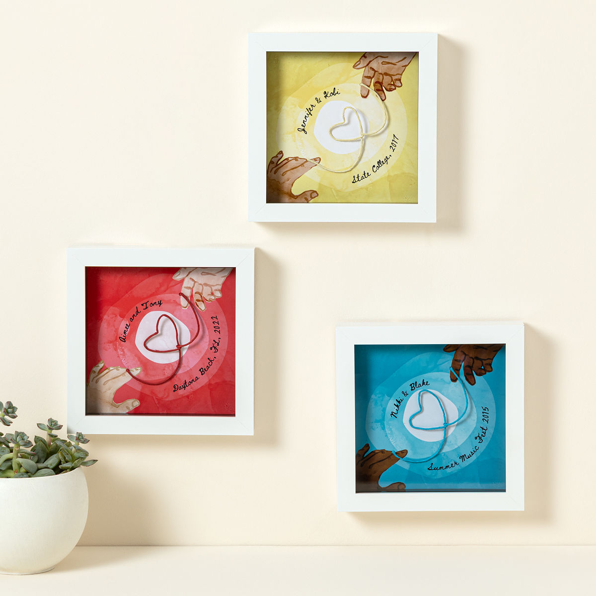 Invisible String of Fate Personalized Art