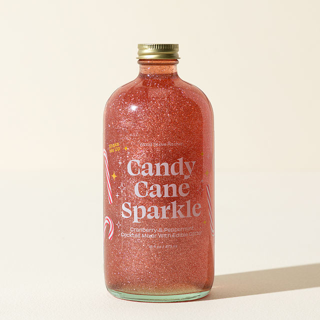 Candy Cane Glitter Cocktail Mixer