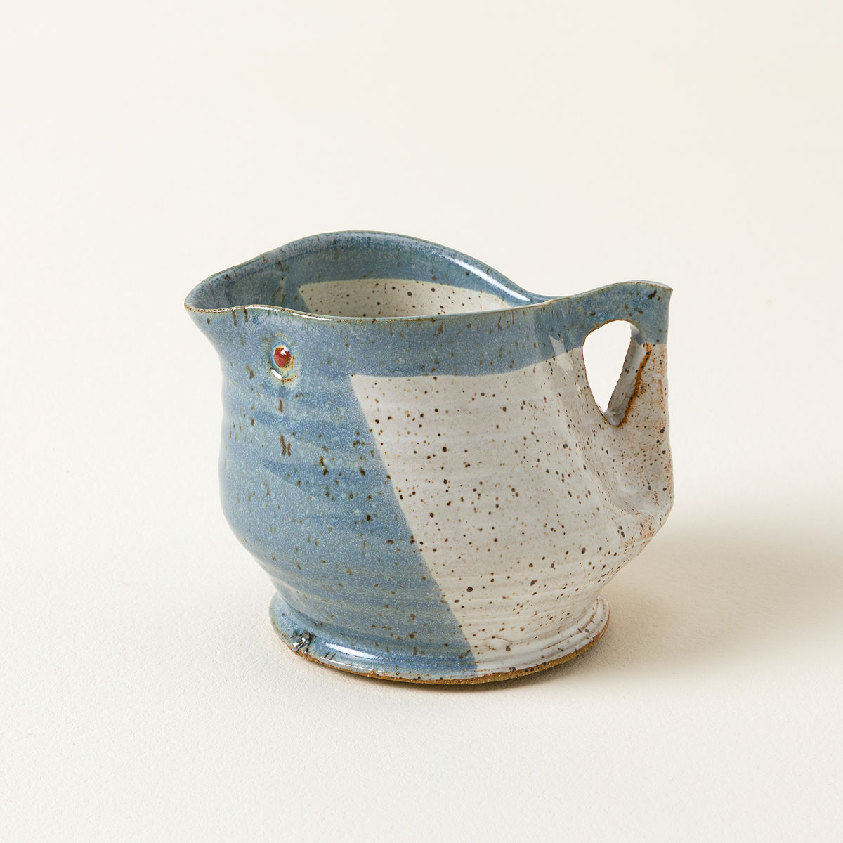 Bluebird Creamer and Sugar Jar - Creamer