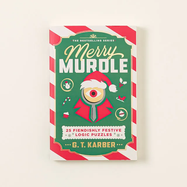 Merry Murdle Detective Puzzle Book