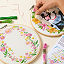 DIY Embroidered Floral Frame Kit thumbnail 2