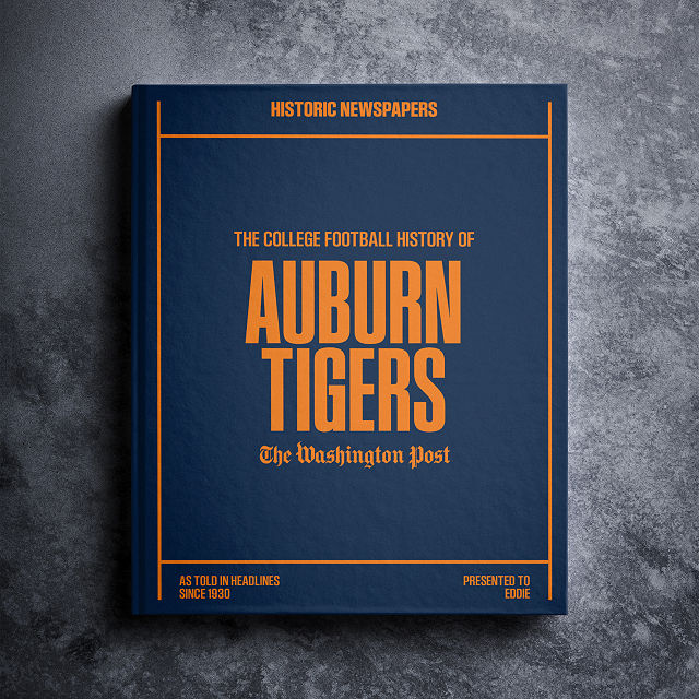 Personalized College Football History Books