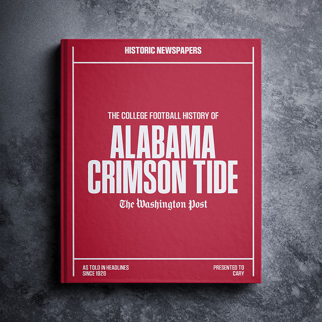 Personalized College Football History Books