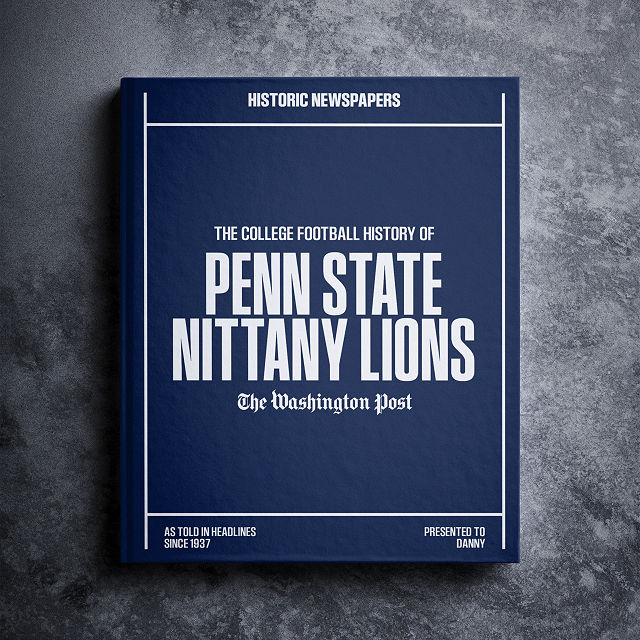 Personalized College Football History Books