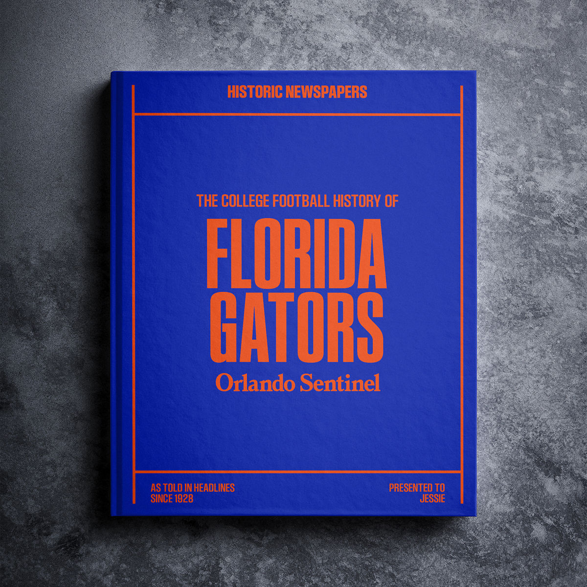 Personalized College Football History Books - University of Florida