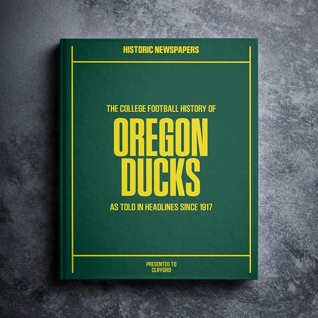 Personalized College Football History Books