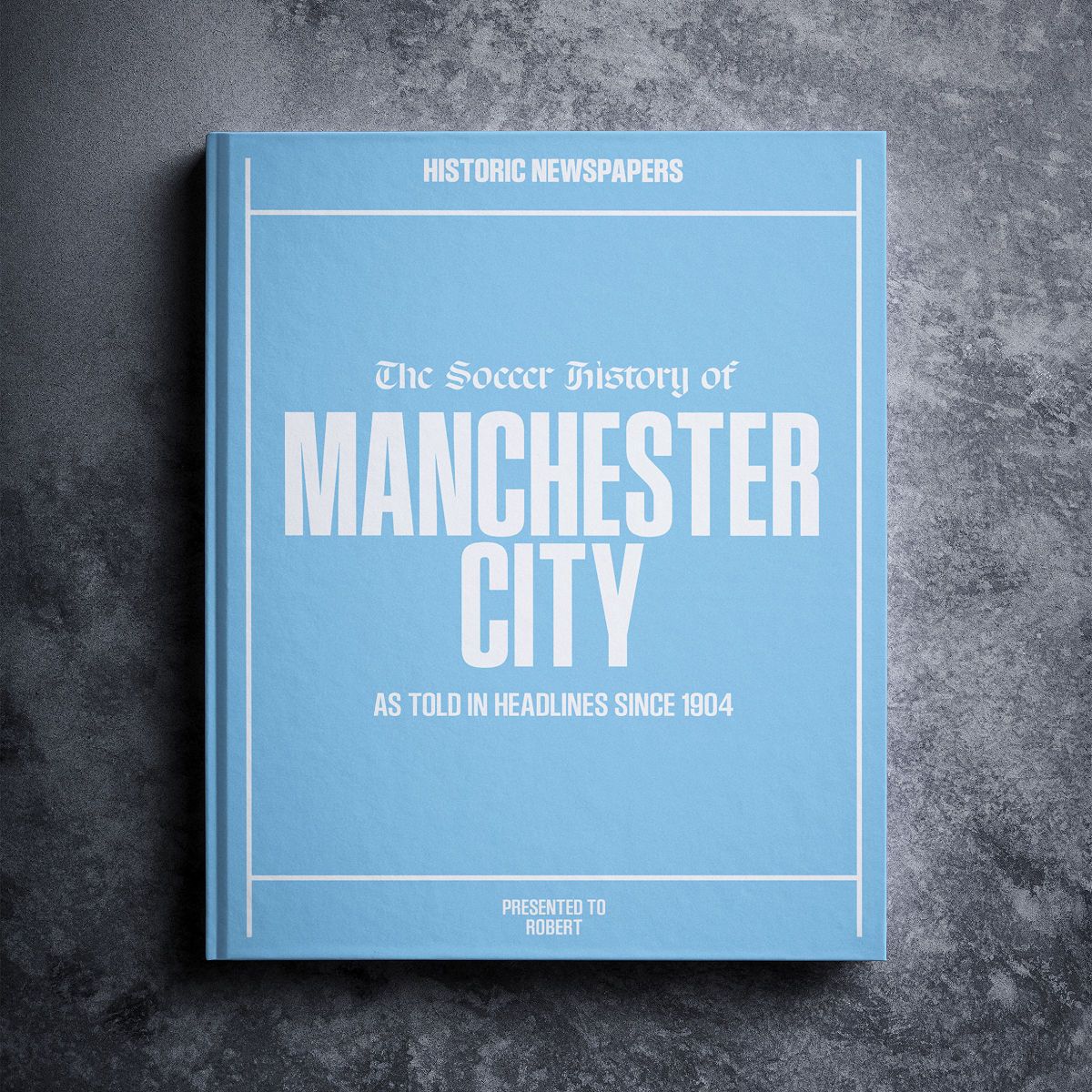 Personalized UK Soccer Books – Manchester City