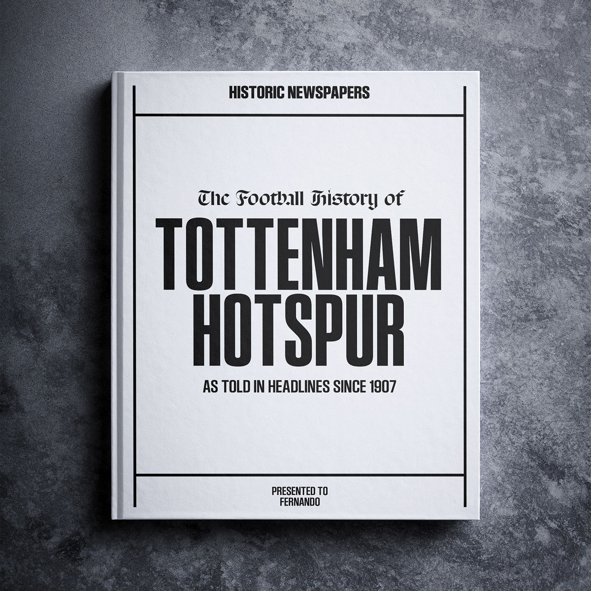 Personalized UK Soccer Books – Tottenham Hotspur