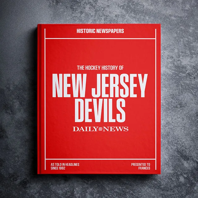 NHL1.2.3.4.5.8.17.18.24.26.27.30下12冊 Uncommon Goods | New Jersey Devils - Personalized NHL History