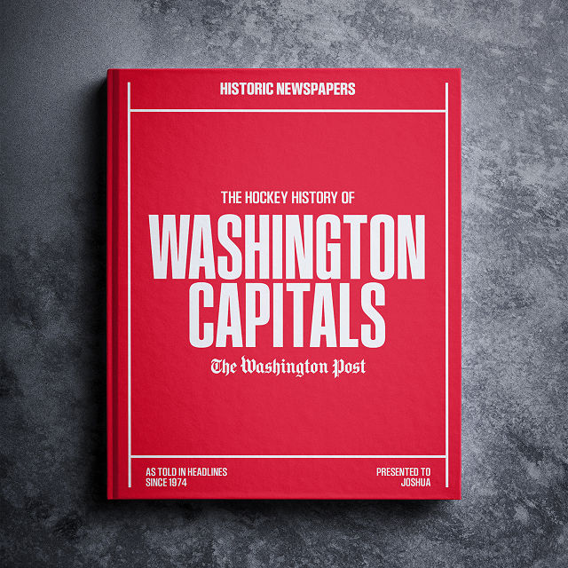 Personalized NHL History Books