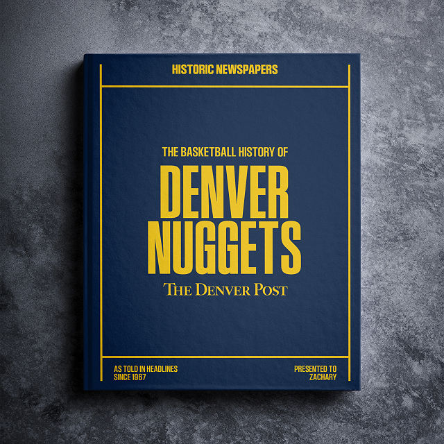 Personalized NBA Basketball History Books