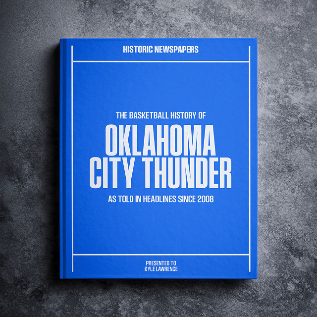 Goods Oklahoma City Thunder Personalized NBA Basketball