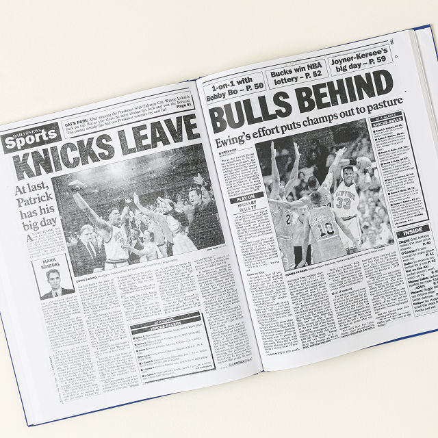 Personalized NBA Basketball History Books